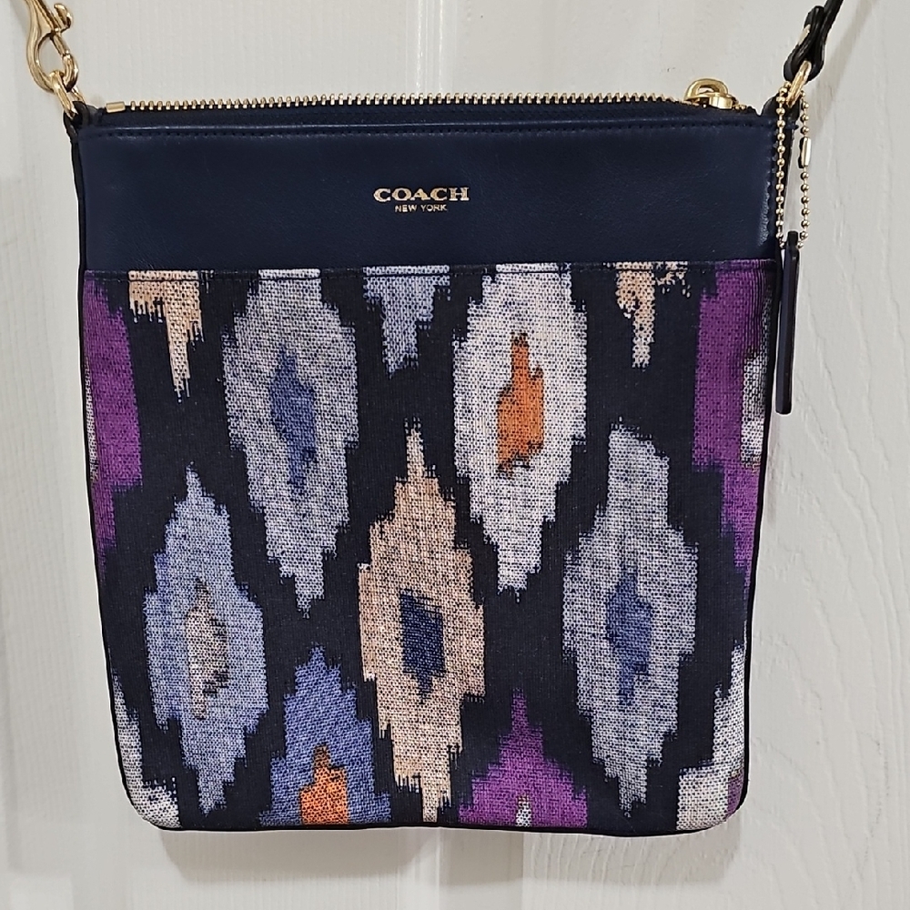 Coach Women's Ikat Multicolor Crossbody Bag